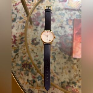 Kate Spade Gold and Dark Blue Watch